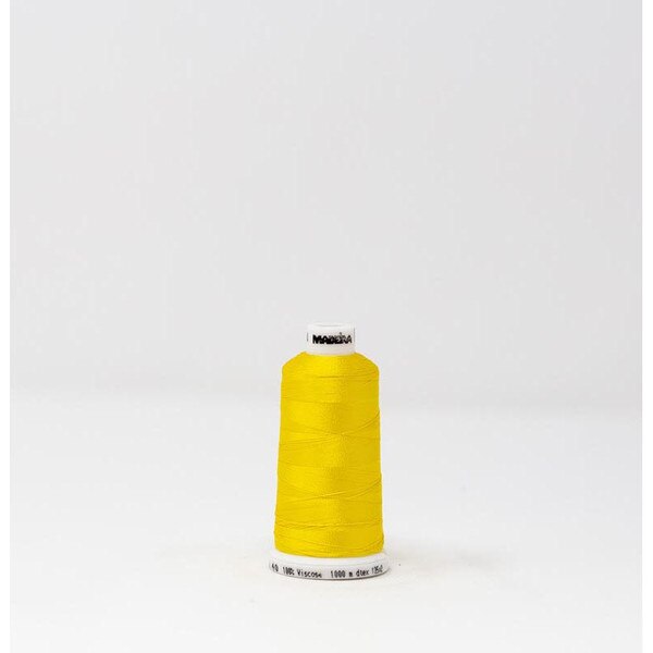 Madeira - Classic/Rayon #40 Thread - 1100yd - 1124 Buttercup | Midwest ...